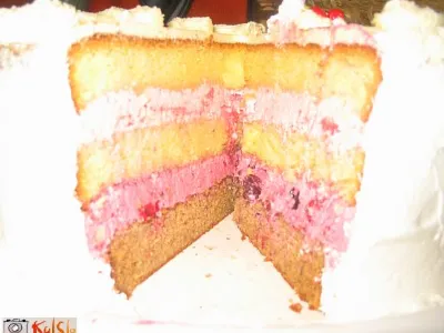 Robidovo - malinova jogurtna tortna krema