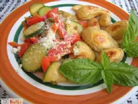 Fotografija recepta: Dušene bučke s papriko