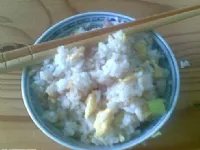 Fotografija recepta: Ocvrta jajca z rižem