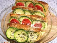 Fotografija recepta: Zapečene štručke z bučkami