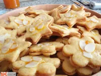 Fotografija recepta: Piškoti mandljeve rožice