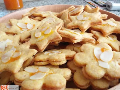 Piškoti mandljeve rožice