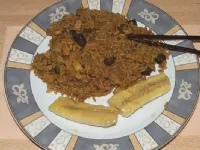 Fotografija recepta: Riž s curryjem in oreški