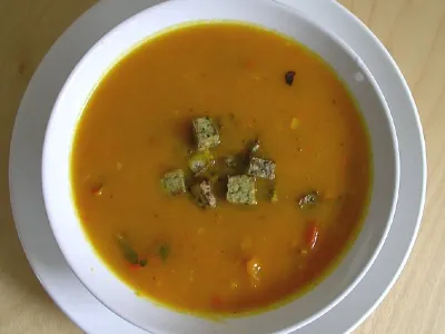 Juha iz hokkaido buče s tofujem