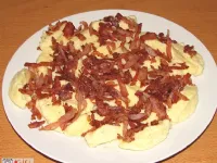 Fotografija recepta: Skutni žličniki s šunko