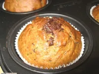 Fotografija recepta: Muffini z bučkami, čokolado in orehi