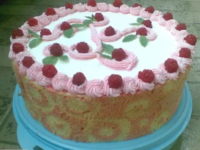 Lahka višnjeva torta