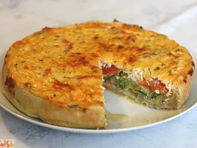 Pisana zelenjavna pita