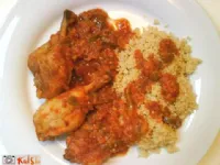 Fotografija recepta: Piščanec v omaki s kuskusovo prilogo