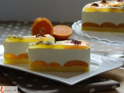 Sanjska jogurtova torta z marelicami