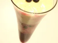 Fotografija recepta: Jogurtovo limonin mousse z borovnicami