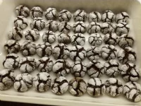 Fotografija recepta: Najboljši razpokani čokoladni piškotki