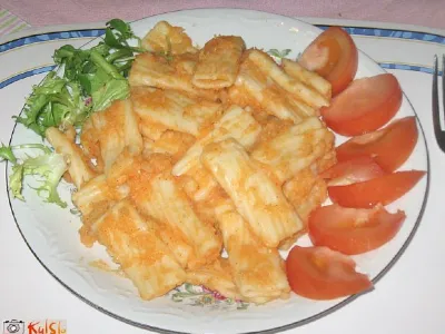 Krompirjevi makaroni alias "krumplištesta"