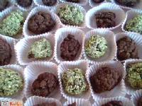 Fotografija recepta: Mandljevi čokoladni kupčki