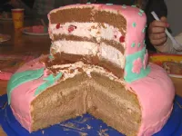 Fotografija recepta: Kombinirana torta klobuček