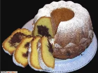 Fotografija recepta: Polnjen marmorni kolač