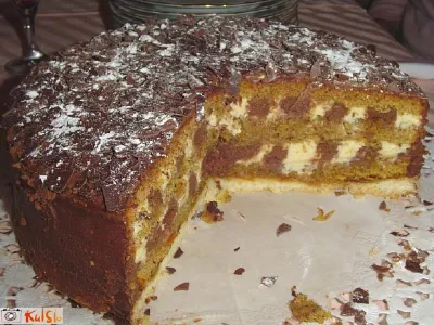 Božična torta - šahovnica