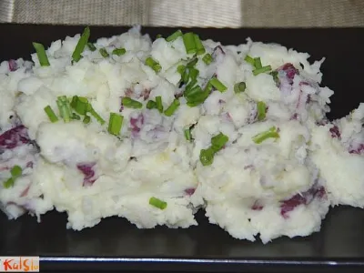 Rustikalni pire krompir s česnom