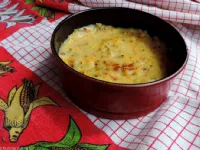 Fotografija recepta: Zapečena polenta s paradižnikom