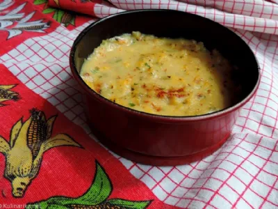 Zapečena polenta s paradižnikom