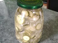 Fotografija recepta: Vložene bučke