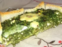 Fotografija recepta: Špinačno - sirova krostata