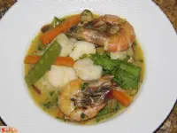 Fotografija recepta: Tajski curry s škampi