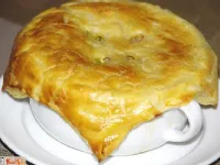 Fotografija recepta: Piščančja obara s klobučkom