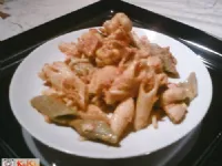 Fotografija recepta: Testenine z zelenjavno omako