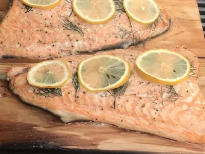 Losos na lesu z žara