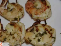 Fotografija recepta: Marinirani škampi z žara