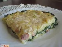 Fotografija recepta: Polnjeno krompirjevo testo s špinačnim nadevom