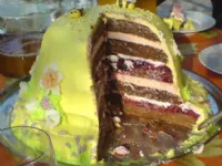 Fotografija recepta: Višnjeva torta Črni gozdiček 