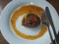 Fotografija recepta: Pisana mesna rolada