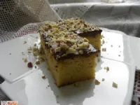 Fotografija recepta: Marcipanove kocke s čokoladnim prelivom