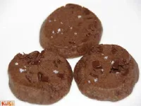 Fotografija recepta: Čokoladni piškoti s solnim cvetom