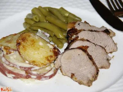 Svinjska ribica v rumovi marinadi