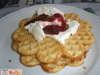 Fotografija recepta: Vaflji na švedski način