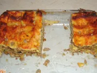 Fotografija recepta: Mesno - zelenjavna lazanja