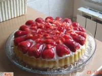 Fotografija recepta: Jagodno jogurtova torta