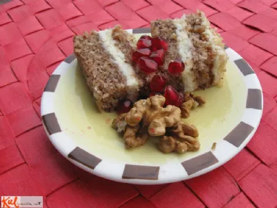 Orehov kolač s čokolado