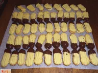 Fotografija recepta: Pomarančni brizgani keksi