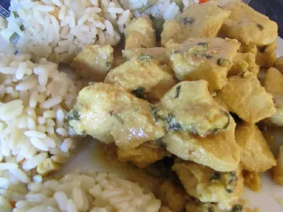 Piščančji file s karijem