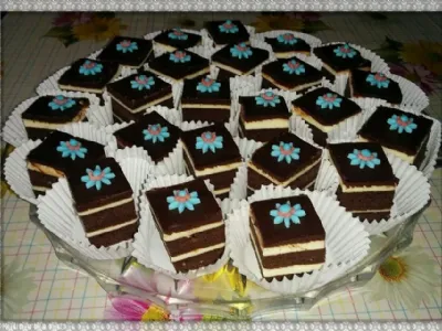 Čokoladno - mascarponejeve kocke