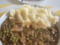 Fotografija recepta: Šampinjoni v grahovi omaki