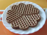 Fotografija recepta: Čokoladni vaflji - 2. varianta