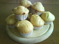 Fotografija recepta: Muffini z ananasom in belo čokolado