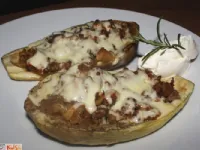 Fotografija recepta: Polnjeni jajčevci