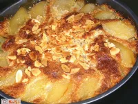 Fotografija recepta: Hruškov narastek z mandlji