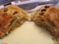 Fotografija recepta: Zavitki z lososom in ohrovtom